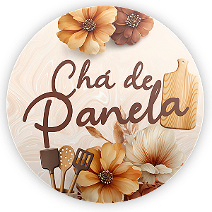 Capa Mini Painel Sublimado - Chá de Panela