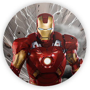 Capa Mini Painel Sublimado - Homem de Ferro