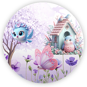 Capa Mini Painel Sublimado - Jardim