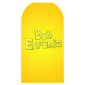 Capa Mini Faixa Lateral Sublimado - Bob Esponja