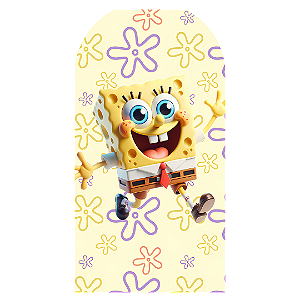 Capa Mini Faixa Lateral Sublimado - Bob Esponja