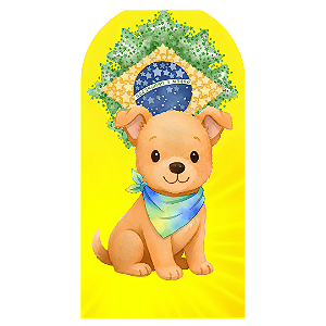 Capa Mini Faixa Lateral Sublimado - Brasilidade Infantil