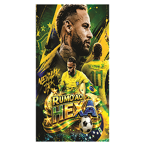 Capa Mini Faixa Lateral Sublimado - Cbf Copa do Mundo Brasil