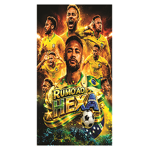 Capa Mini Faixa Lateral Sublimado - Cbf Copa do Mundo Brasil