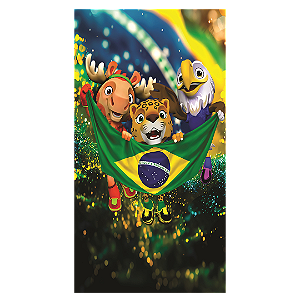 Capa Mini Faixa Lateral Sublimado - Copa do Mundo Brasil