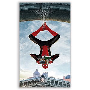 Capa Mini Faixa Lateral Sublimado - Homem Aranha