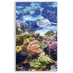 Capa Mini Faixa Lateral Sublimado - Fundo do Mar