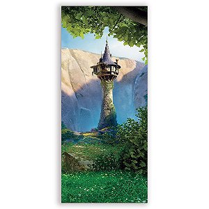 Capa Mini Faixa Lateral Sublimado - Enrolados Rapunzel