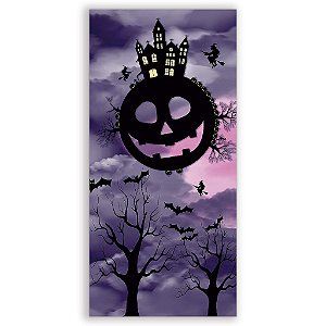 Capa Mini Faixa Lateral Sublimado - Dia das Bruxa Halloween