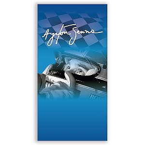 Capa Mini Faixa Lateral Sublimado - Airton Senna
