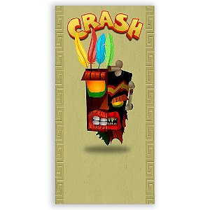 Capa Mini Faixa Lateral Sublimado - Crash Bandicoot