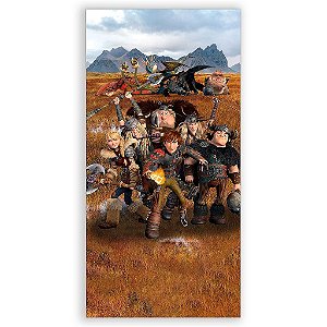 Capa Mini Faixa Lateral Sublimado - Como Treinar o seu Dragão