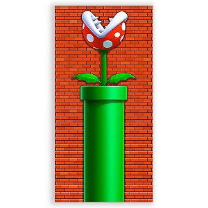 Capa Mini Faixa Lateral Sublimado - Super Mario