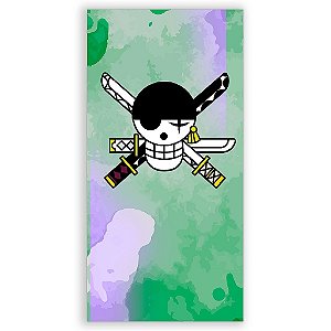 Capa Mini Faixa Lateral Sublimado - One Piece Zoro
