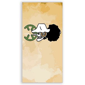 Capa Mini Faixa Lateral Sublimado - One Piece Usopp