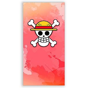 Capa Mini Faixa Lateral Sublimado - One Piece Luffy