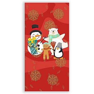 Capa Mini Faixa Lateral Sublimado - Natal - Ano Novo