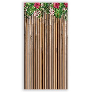 Capa Mini Faixa Lateral Sublimado - Bambu florido