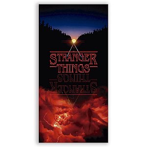 Capa Mini Faixa Lateral Sublimado - Stranger Things