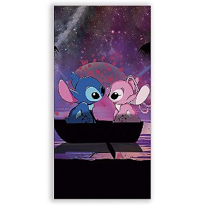 Capa Mini Faixa Lateral Sublimado - Lilo e Stitch