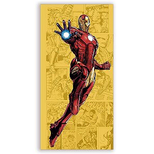 Capa Mini Faixa Lateral Sublimado - Homem de Ferro