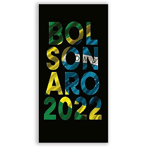 Capa Mini Faixa Lateral Sublimado - Bolsonaro