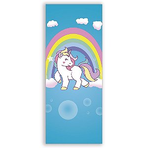 Capa Mini Faixa Lateral Sublimado - Unicornio