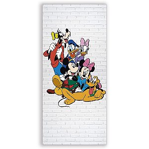 Capa Mini Faixa Lateral Sublimado - Turma do Mickey