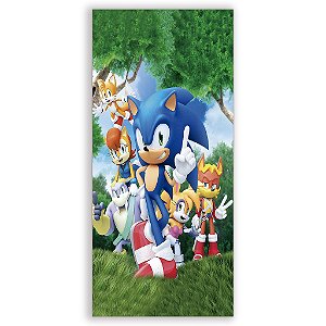 Capa Mini Faixa Lateral Sublimado - Sonic