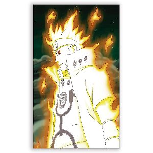 Capa Mini Faixa Lateral Sublimado - Naruto