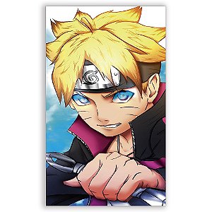 Capa Mini Faixa Lateral Sublimado - Naruto