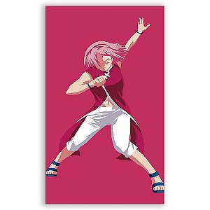 Capa Mini Faixa Lateral Sublimado - Naruto