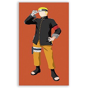 Capa Mini Faixa Lateral Sublimado - Naruto