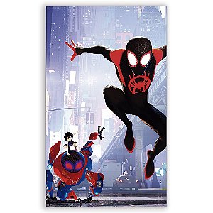 Capa Mini Faixa Lateral Sublimado - Homem Aranha