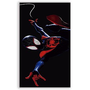 Capa Mini Faixa Lateral Sublimado - Homem Aranha