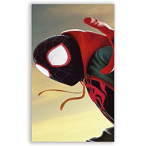 Capa Mini Faixa Lateral Sublimado - Homem Aranha