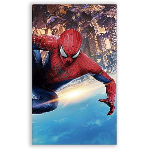 Capa Mini Faixa Lateral Sublimado - Homem Aranha