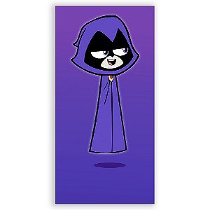 Capa Mini Faixa Lateral Sublimado - Teen Titans