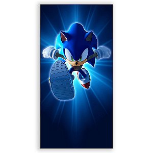 Capa Mini Faixa Lateral Sublimado - Sonic
