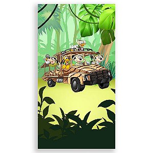 Capa Mini Faixa Lateral Sublimado - Mickey Safari