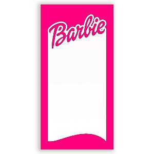 Capa Mini Faixa Lateral Sublimado - Barbie Faixa