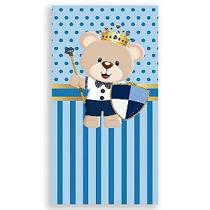 Capa Mini Faixa Lateral Sublimado - Príncipe Urso
