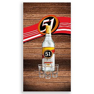 Capa Mini Faixa Lateral Sublimado - 51 Cachaça