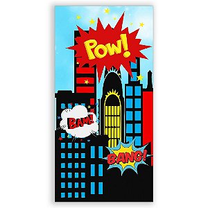 Capa Mini Faixa Lateral Sublimado - Predios Homem Aranha