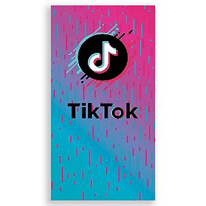 Capa Mini Faixa Lateral Sublimado - TikTok