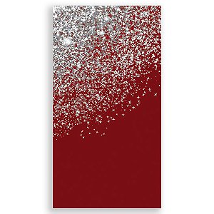 Capa Mini Faixa Lateral Sublimado - Glitter Vermelho