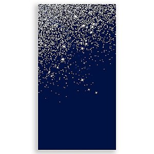 Capa Mini Faixa Lateral Sublimado - Glitter Azul