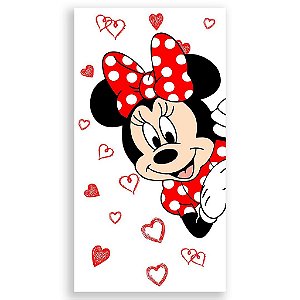 Capa Mini Faixa Lateral Sublimado - Minnie