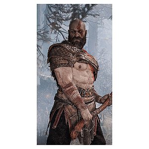 Capa Mini Faixa Lateral Sublimado - God Of War