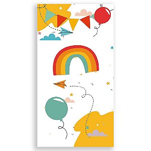Capa Mini Faixa Lateral Sublimado - Dia das Crianças